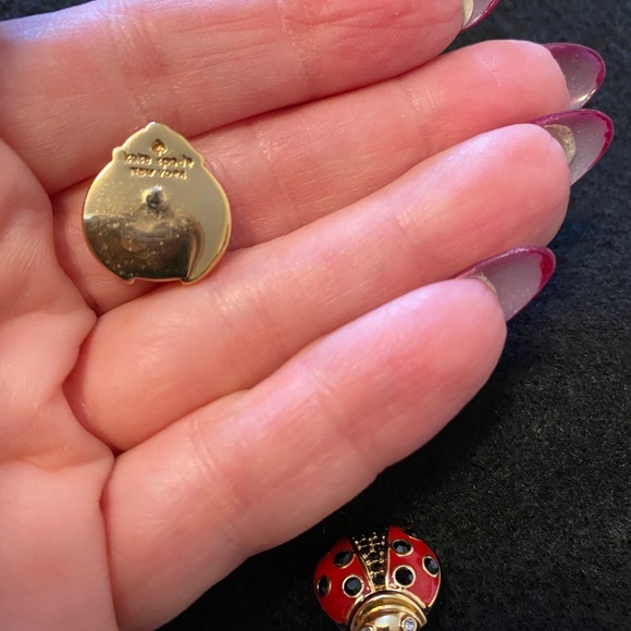Kate Spade Ladybug earrings - Picture 2 of 5